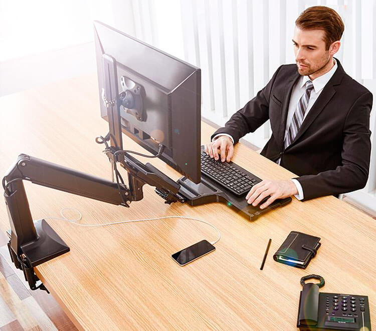Soporte de anclaje en mesa para estacion de trabajo Soporte de anclaje en mesa para estacion de trabajo